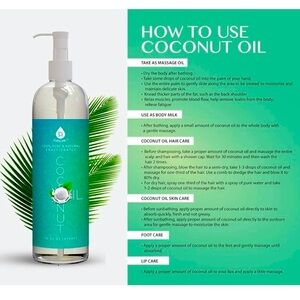 Coconut oil perfect for body and hair